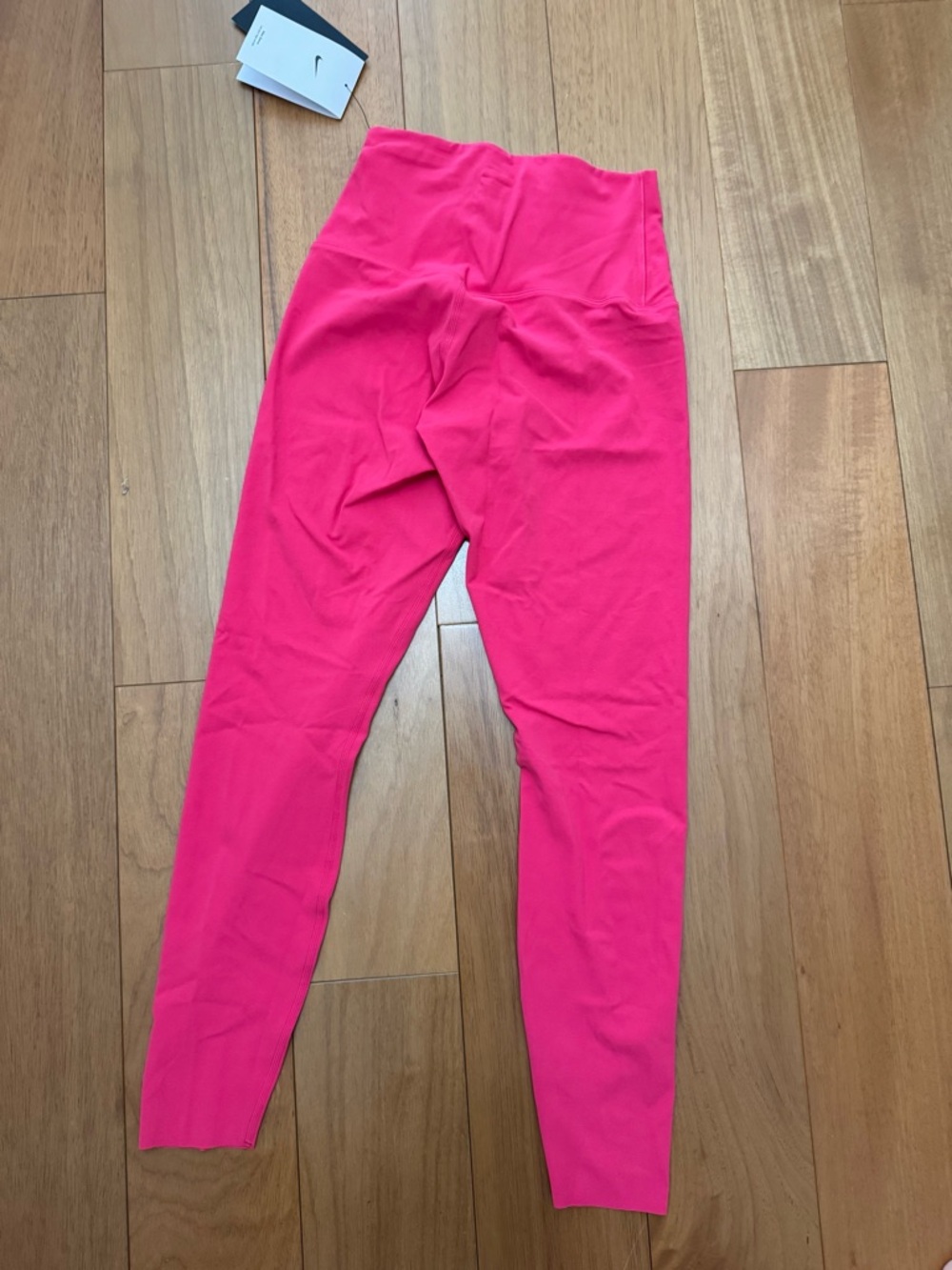 Nike Women's Zenvy Gentle-Support High-Waisted 7/8 Leggings Pink - Picture 2 of 5